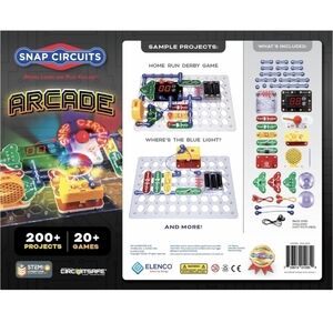 NIB Snap Circuits “Arcade”, Electronics Exploration Kit, Stem Activities